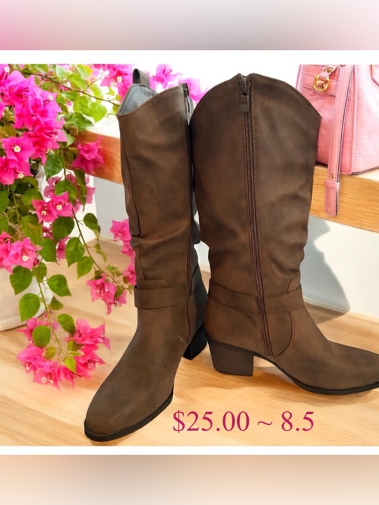Camden Layne Shoes - Camden Layne Brown Heeled Boots